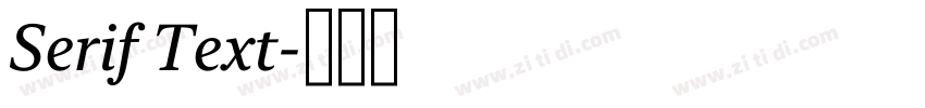 Serif Text字体转换
